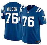 Men & Women & Youth Indianapolis Colts #76 Jack Wilson Blue 2025 F.U.S.E. Vapor Limited Stitched Jersey,baseball caps,new era cap wholesale,wholesale hats